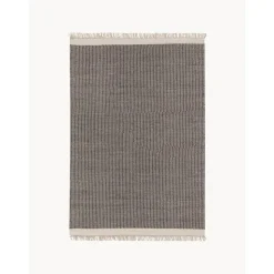 Tappeto In Lana Con Frange Kim