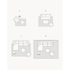 Tappeto In Lana Taftato A Mano Con Struttura Alta-Bassa Rory