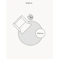 Tappeto Rotondo Da Interno-Esterno Toronto