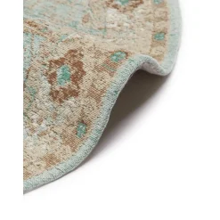 Tappeto Rotondo In Ciniglia Tessuto A Mano Rimini