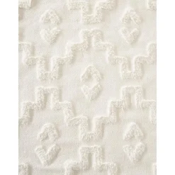 Tappeto Rotondo In Cotone Con Struttura In Rilievo Idris