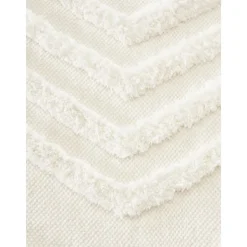 Tappeto Rotondo In Cotone Con Struttura In Rilievo Ziggy