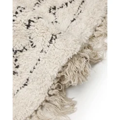 Tappeto Rotondo In Cotone Con Frange Fionn