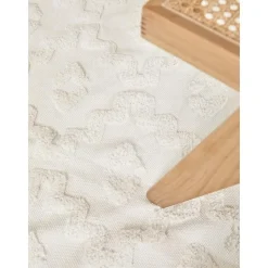 Tappeto Rotondo In Cotone Con Struttura In Rilievo Idris