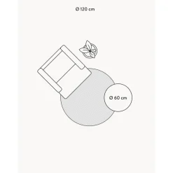 Tappeto Rotondo In Cotone Con Struttura In Rilievo Ziggy