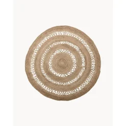 Tappeto Rotondo In Juta Benita