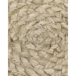 Tappeto Rotondo In Juta Fatto A Mano Sharmila