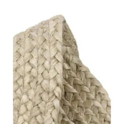 Tappeto Rotondo In Juta Fatto A Mano Sharmila