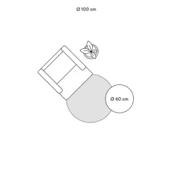 Tappeto Rotondo In Juta Fatto A Mano Con Bordo Verde Menta Shanta