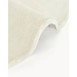 Tappeto Rotondo In Lana A Pelo Corto Fatto A Mano Jadie