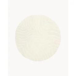 Tappeto Rotondo In Lana Fatto A Mano Aaron