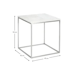 Tavolino Con Piano In Marmo Alys