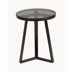 Tavolino Con Piano In Vetro Fortunata
