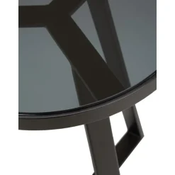 Tavolino Con Piano In Vetro Fortunata