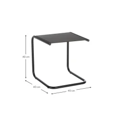 Tavolino Da Esterno In Metallo Club