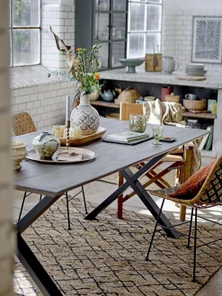 Tavolino Da Giardino In Legno Di Quercia Maldon 200 X 95 Cm