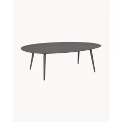 Tavolino Da Giardino Ovale Color Antracite Ridley