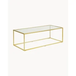 Tavolino Da Salotto Con Piano In Vetro Maya