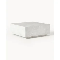 Tavolino Da Salotto Effetto Travertino Lesley