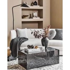 Tavolino Da Salotto Effetto Marmo Lesley