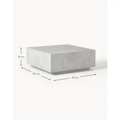 Tavolino Da Salotto Effetto Cemento Lesley