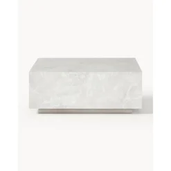 Tavolino Da Salotto Effetto Travertino Lesley