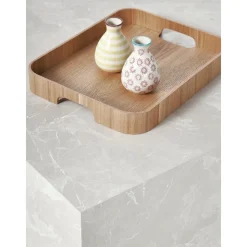 Tavolino Da Salotto Effetto Travertino Lesley