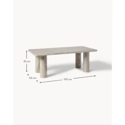 Tavolino Da Salotto In Marmo Mabel