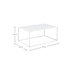 Tavolino Da Salotto In Metallo Neptun