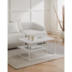 Tavolino Da Salotto In Metallo Neptun