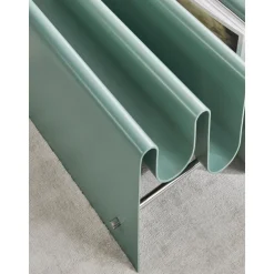 Tavolino Da Salotto In Metallo Con Portariviste Julia