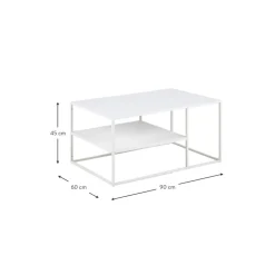 Tavolino Da Salotto In Metallo Neptun