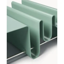 Tavolino Da Salotto In Metallo Con Portariviste Julia