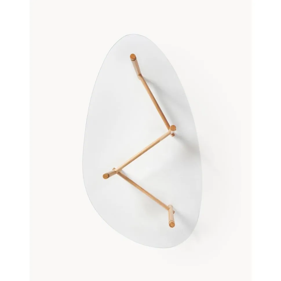 Tavolino Da Salotto In Vetro Dalla Forma Organica Pond