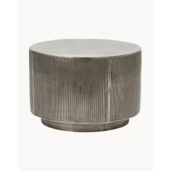 Tavolino Da Salotto Rotondo Con Frontale A Coste Rota