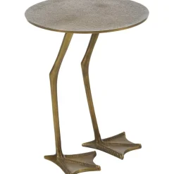 Tavolino Decorativo In Metallo Duck