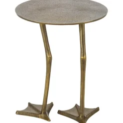 Tavolino Decorativo In Metallo Duck