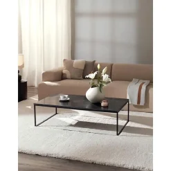 Tavolino Grande Da Salotto In Marmo Alys