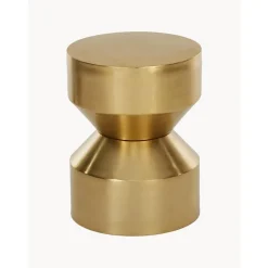 Tavolino In Metallo Dorato Juliana