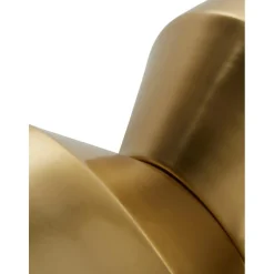 Tavolino In Metallo Dorato Juliana