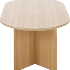 Tavolino Ovale In Legno Toni