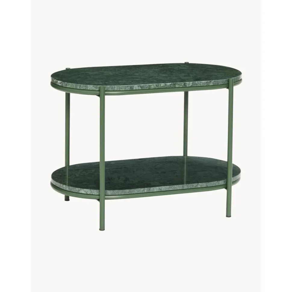 Tavolino Ovale In Marmo Nusa