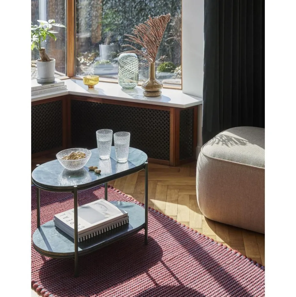 Tavolino Ovale In Marmo Nusa