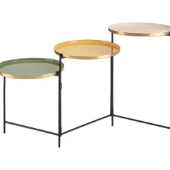 Tavolino Pieghevole Con 3 Piani Amrita