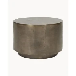 Tavolino Rotondo Da Salotto Con Finitura Anticata Rota