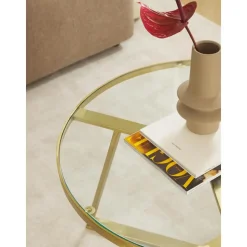 Tavolino Rotondo Da Salotto Fortunata