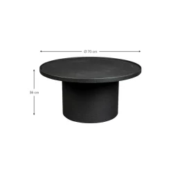 Tavolino Rotondo Da Salotto Winston