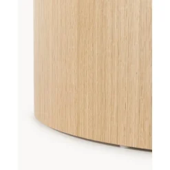 Tavolino Rotondo Da Salotto In Legno Dan