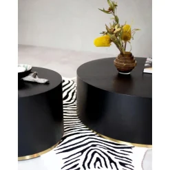 Tavolino Rotondo Da Salotto Clarice