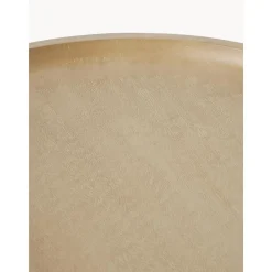 Tavolino Rotondo Da Salotto In Legno Di Mango Benno